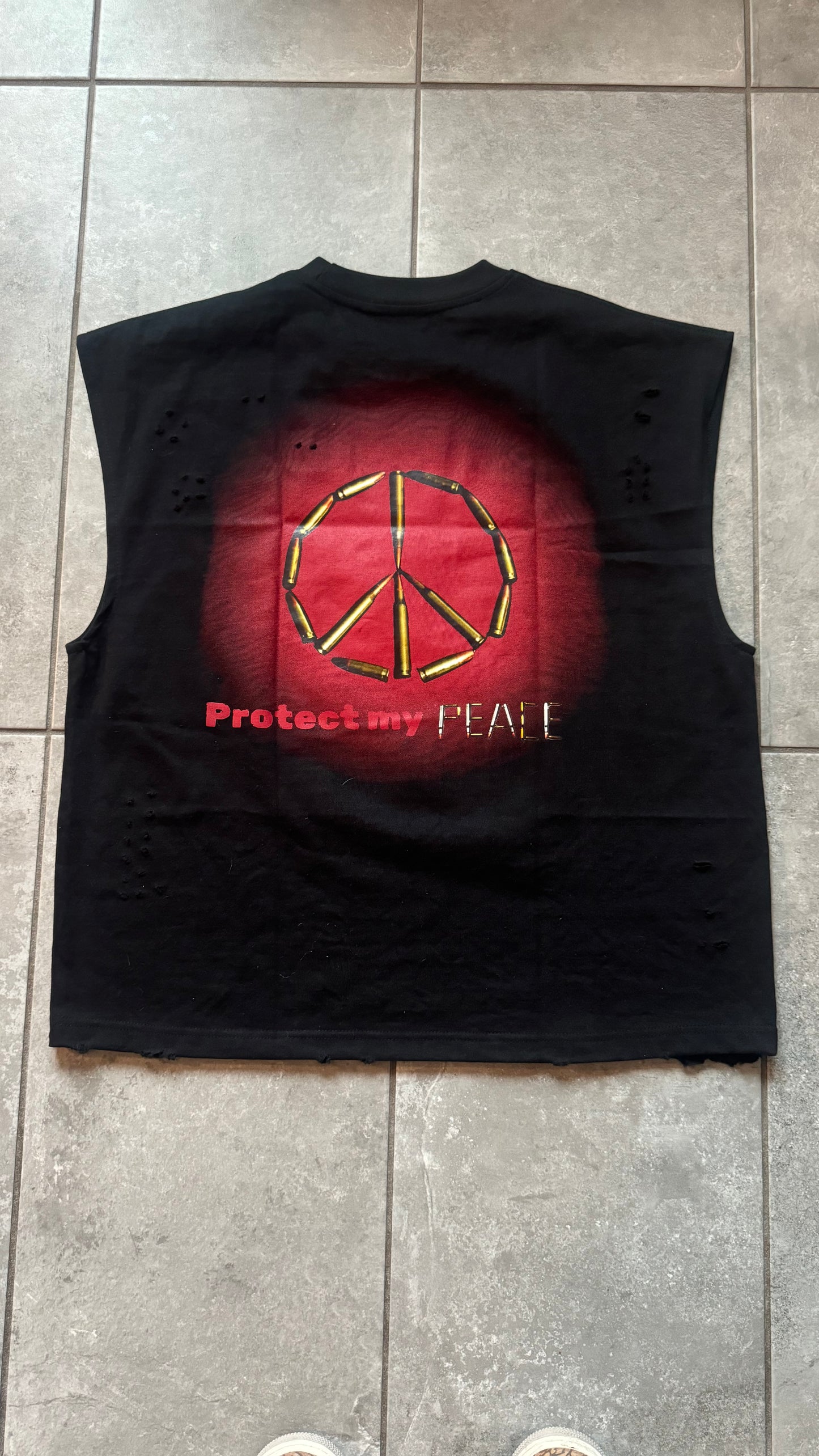 Protect My Peace “war baby” muscle tee UNISEX