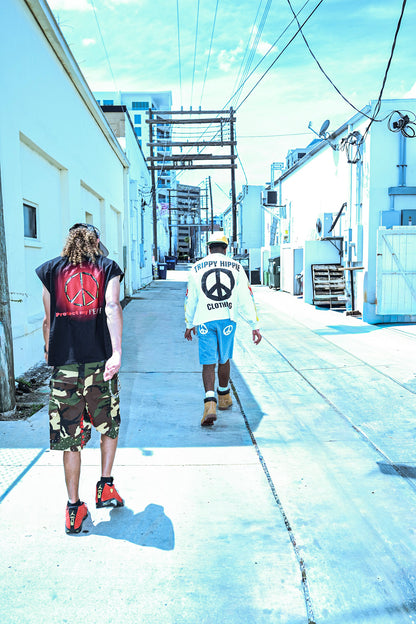 Baggy camo cargo shorts UNISEX