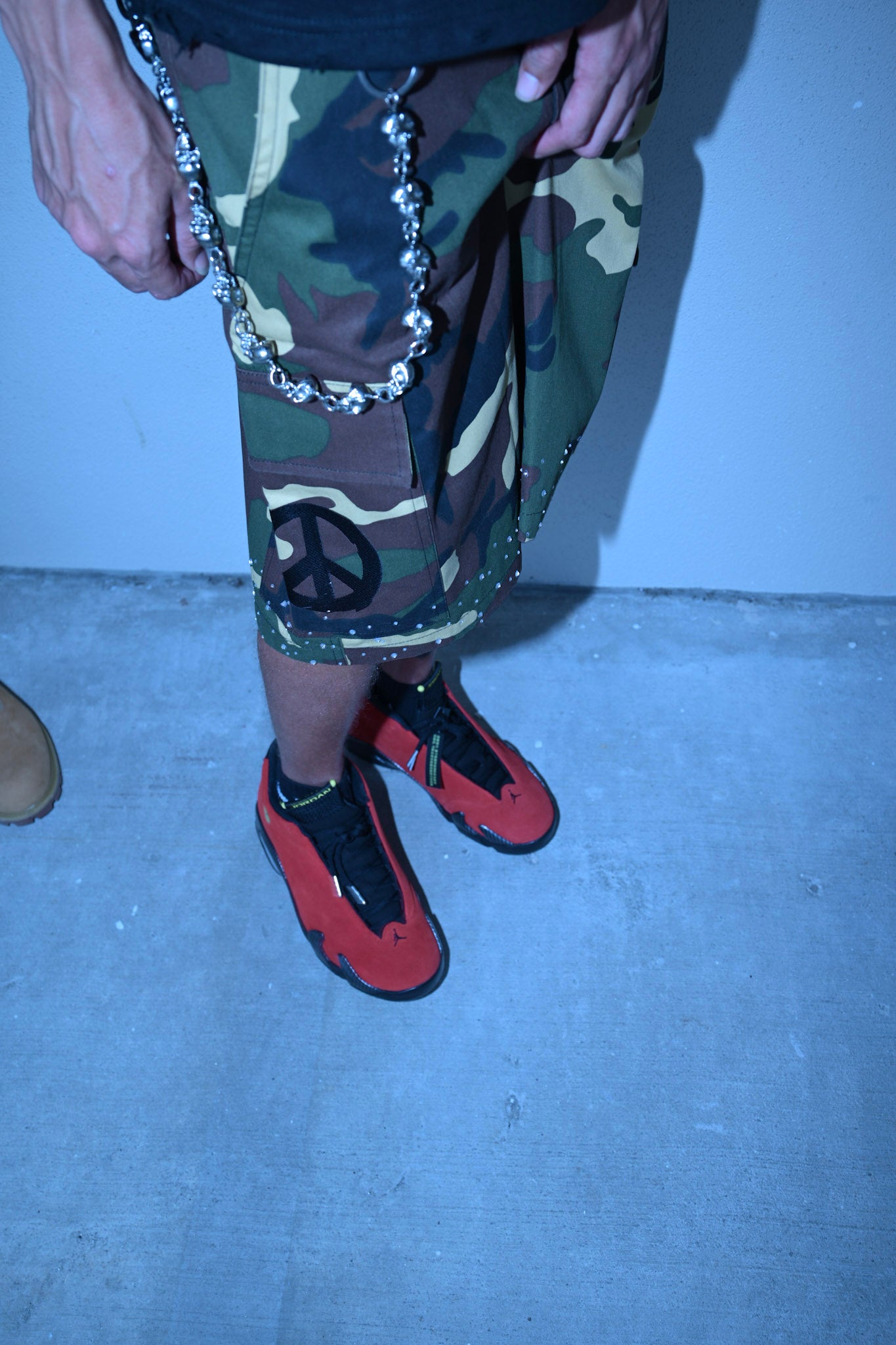 Baggy camo cargo shorts UNISEX