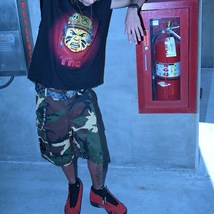 Baggy camo cargo shorts UNISEX