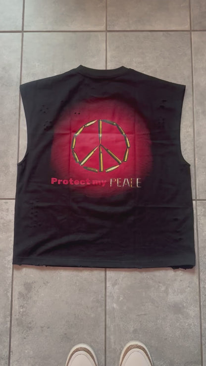 Protect My Peace “war baby” muscle tee UNISEX